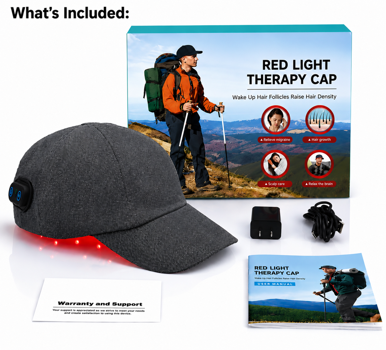 Red Light Therapy Hair Growth Cap