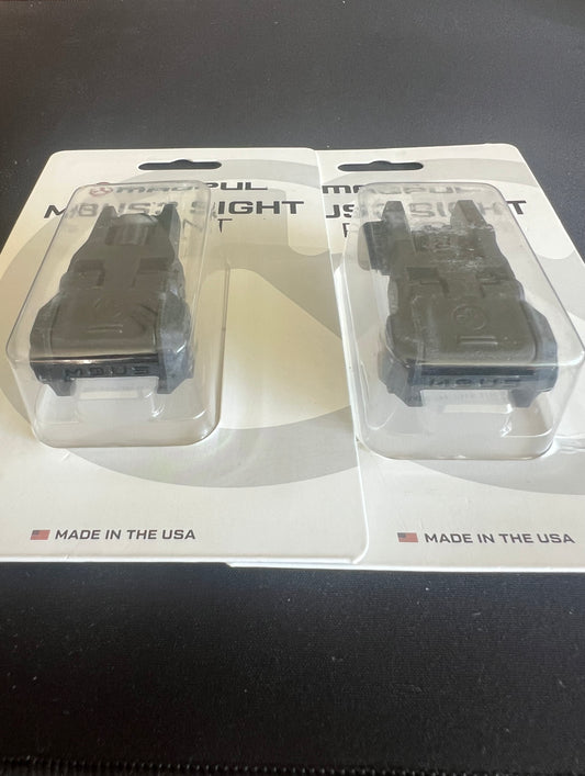 MBUS 3 Front & Rear Sights (Black)