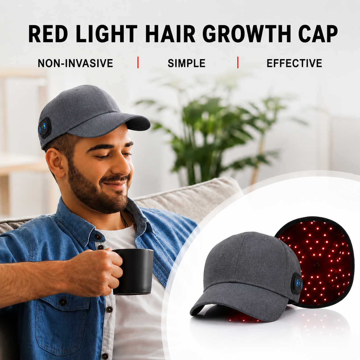 Red Light Therapy Hair Growth Cap